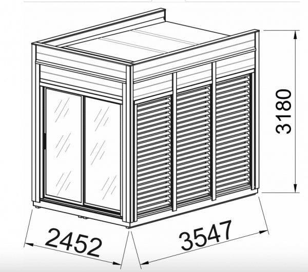 Modularhaus 2.4x3.5 3D