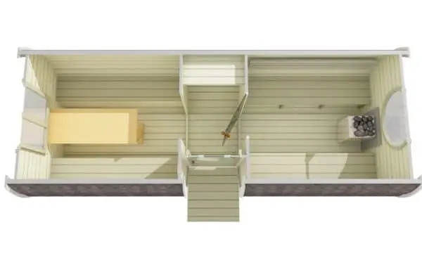 Fasssauna 5.9 m mit Seiteneingang – Bild 4