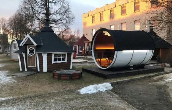 Fasssauna 3.5 m für 8 Personen – Bild 5