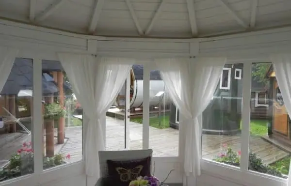 Pavillon 10 m² Sun mit Fenster