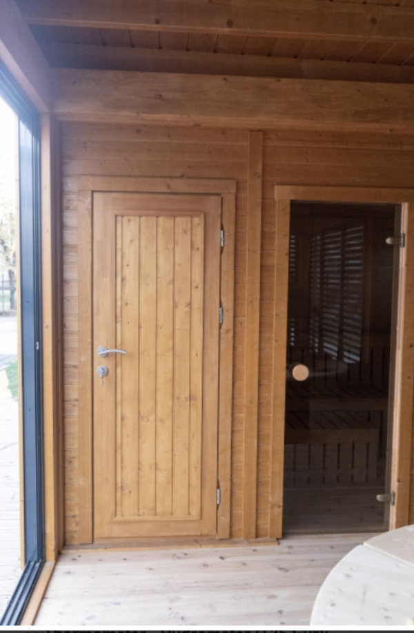 Loungeset Eingang Sauna