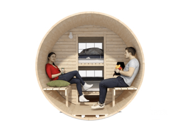Campingfass Familie Frontansicht